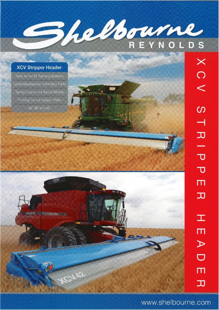 XCV Cereal Special Range: 2012 Onwards (32, 36 and 42 Foot Widths)
